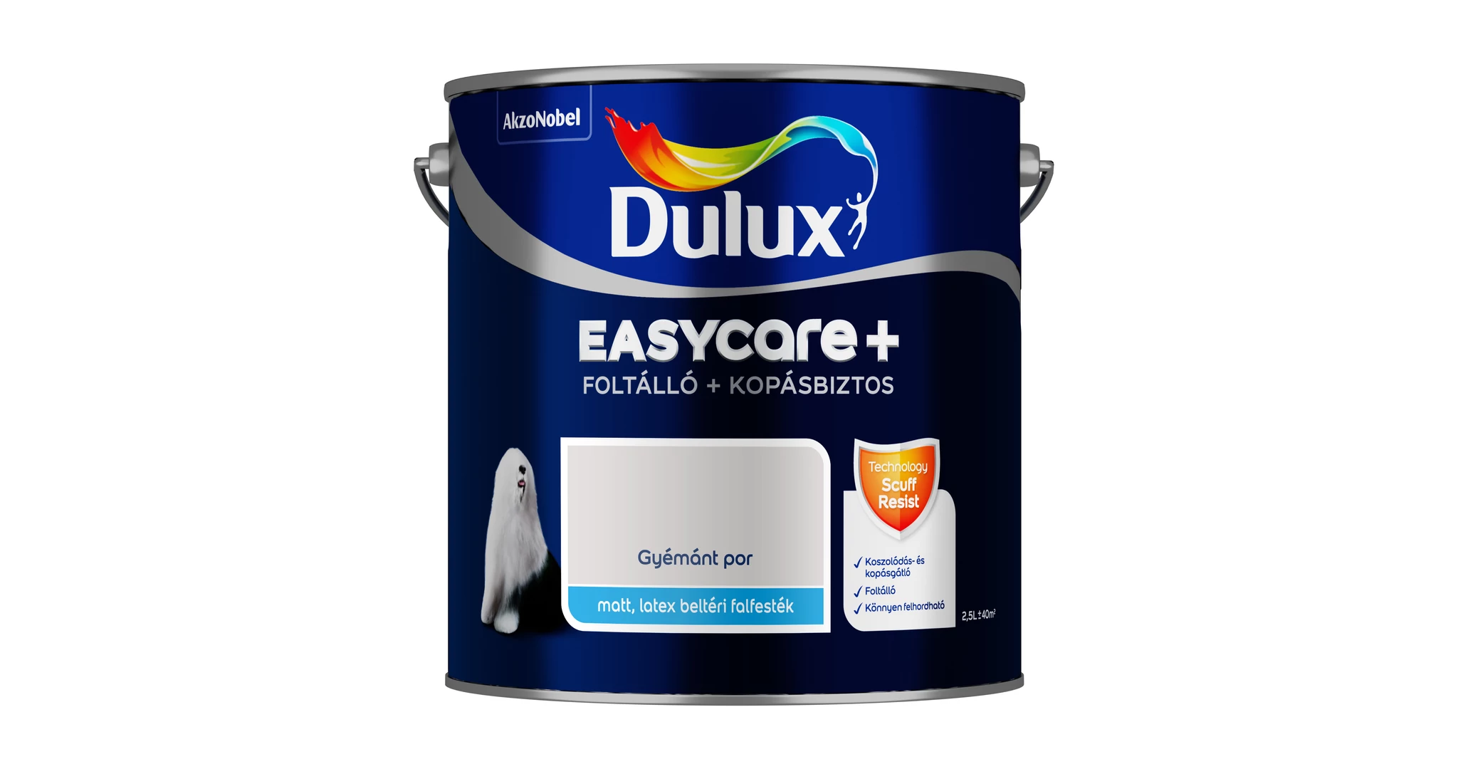 DULUX EASYCARE+FOLTÁLLÓ+KOPÁSÁLLÓ BELTÉRI FALFEST.