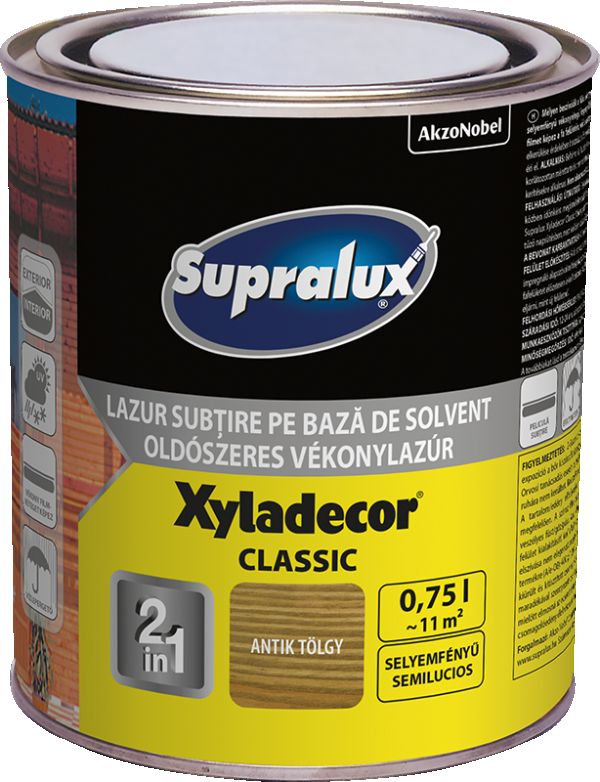 Supralux xyladecor classic vékonylazúr