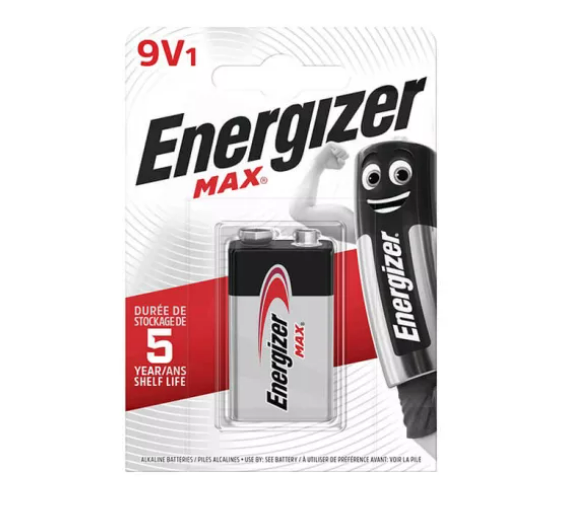 ENERGIZER MAX ALKÁLI 9V ELEM B1