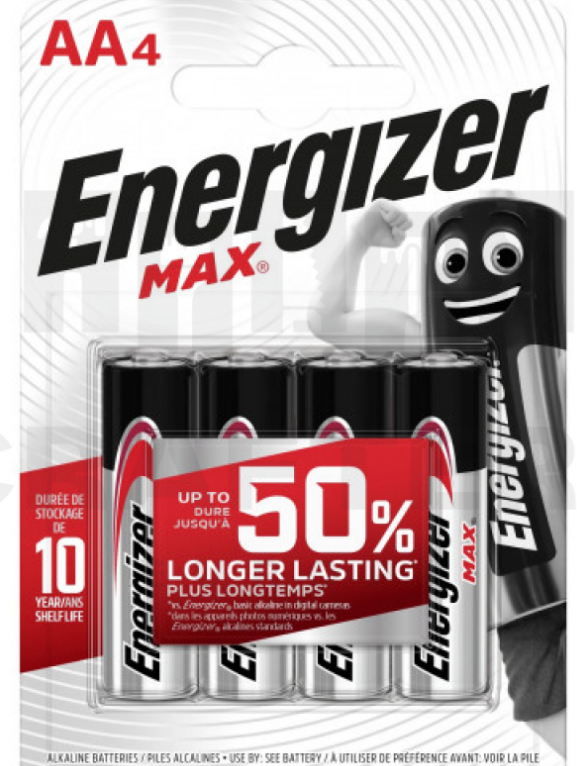 ENERGIZER MAX ALKÁLI CERUZA ELEM AA B4