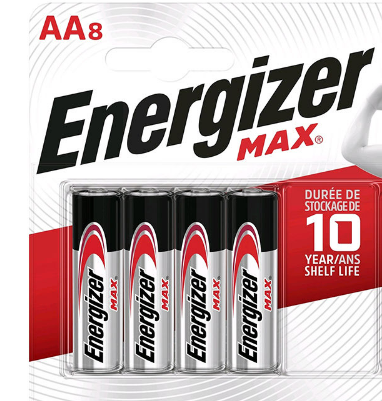 ENERGIZER MAX ALKÁLI CERUZA ELEM AA B8