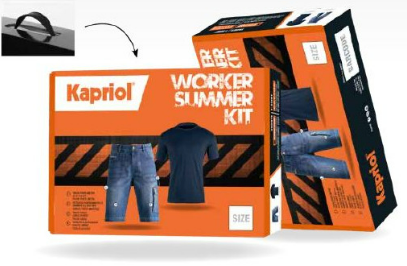 KAPRIOL DENIM FARMER RÖVIDNADRÁG KÉK+AJÁNDÉK PÓLÓ