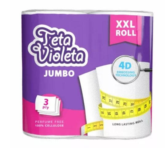 VIOLETA JUMBO XXL PRÉMIUM HÁZTARTÁSI PAPÍRTÖRLŐ