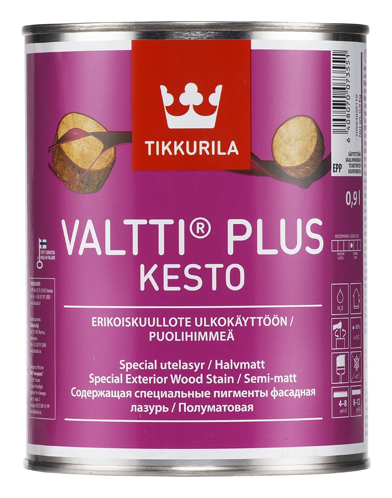 Tikkurila Valtti Plus Kesto favédő lazúr